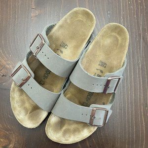 Birkenstock Arizona Womens Slip-On Sandals Size 42 (270) Leather Straps